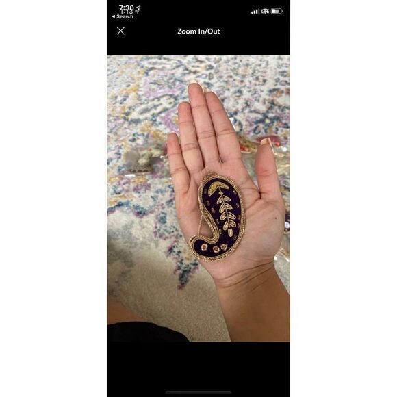 Select 10 Embroidered Beaded Christmas Tree Ornaments Decorations - Picture 11 of 12